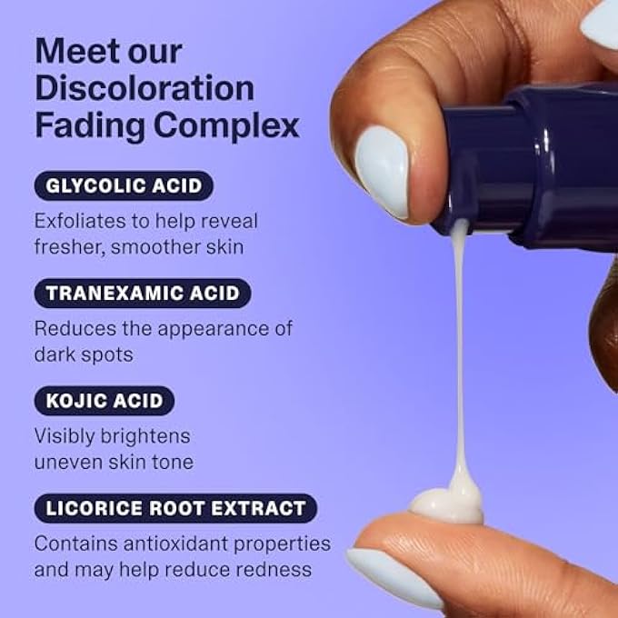 Curology DARK SPOT SERUM, DISCOLORATION FADING COMPLEX WITH NIACINAMIDE, FACIAL SERUM FOR POST ACNE MARKS AND SUNSPOTS, 1 FL OZ - Image 4